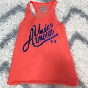 Girls Under Armour racer back tank